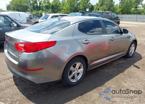 2015 Kia Optima Lx from USA, damaged, VIN 5XXGM4A76FG491543